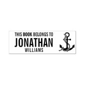 Dit boek is van stempel met anker (Design)