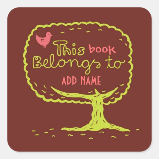 Dit boek is van Sticker (Voorkant)