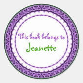 DIT BOEK IS VAN... stickers (Voorkant)