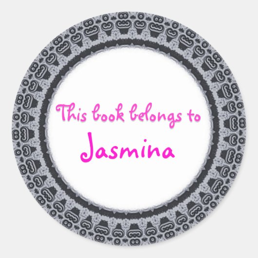 DIT BOEK IS VAN... stickers (Voorkant)