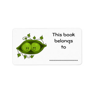 Dit boek is van, Twee erwten in een peul Etiket