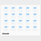 Dit boek is van vierkante sticker (Vel)