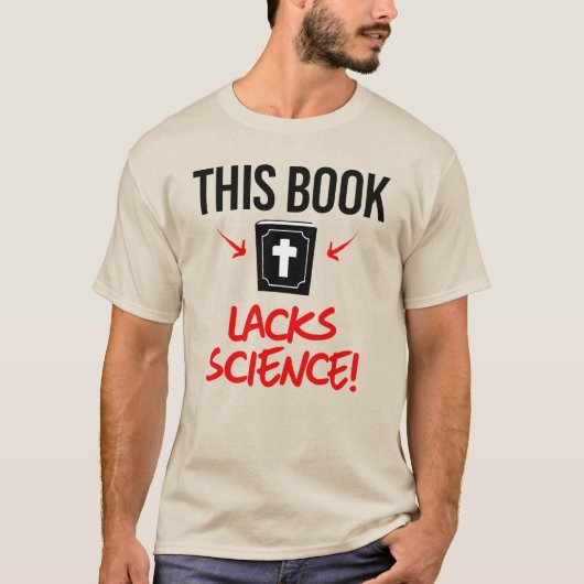 Dit boek mist wetenschap t-shirt (Voorkant)