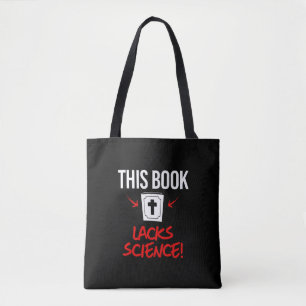 Dit boek mist wetenschap tote bag