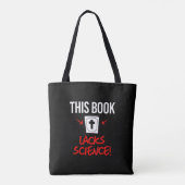 Dit boek mist wetenschap tote bag (Achterkant)