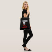 Dit boek mist wetenschap tote bag (Op model)
