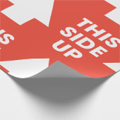 Dit bord aan de zijkant cadeaupapier