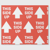 Dit bord aan de zijkant cadeaupapier (Vlak)