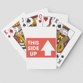 Dit bord aan de zijkant pokerkaarten (Achterkant)