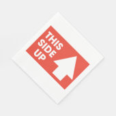 Dit bord aan de zijkant servet (Hoek)