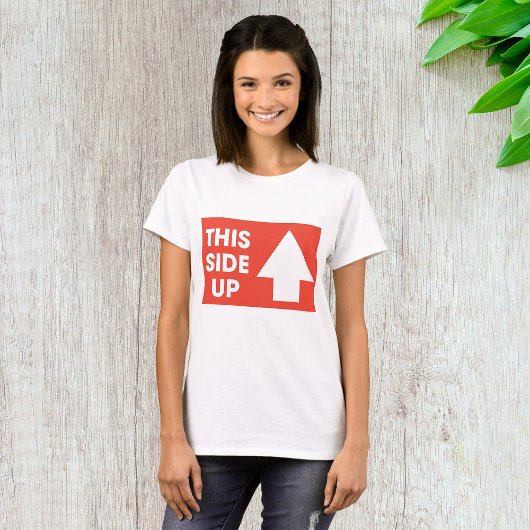 Dit bord aan de zijkant t-shirt