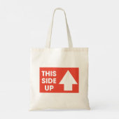 Dit bord aan de zijkant tote bag (Achterkant)