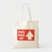 Dit bord aan de zijkant tote bag (Voorkant)