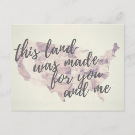 Dit Briefkaart voor patriottische landprotesten