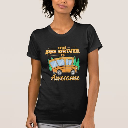 Dit busstuurprogramma is Geweldige T-shirt (Voorkant)