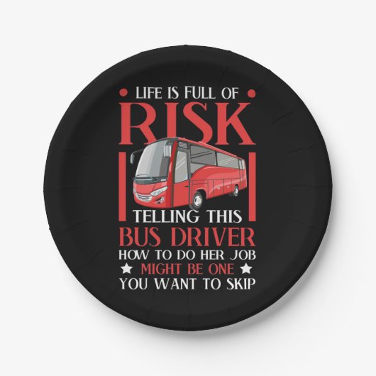 Dit busstuurprogramma vertellen hoe papieren bordje (Voorkant)