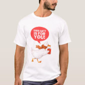 DIT CADEAU IS VOOR JOU! T-SHIRT (Voorkant)