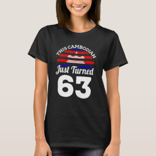 Dit Cambodjaanse land heeft zojuist 63 Cambodja 63 T-shirt