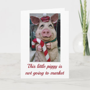 DIT **CHRISTMAS PIGGY** IS EEN COMITÉ OM ERVOOR TE FEESTDAGEN KAART