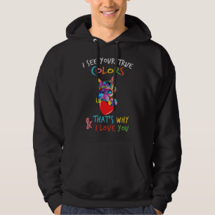 Dit Cute Autism Awareness Cat-ontwerp met een mooi Hoodie
