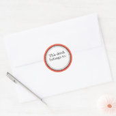 Dit drankje is van ronde sticker (Envelop)