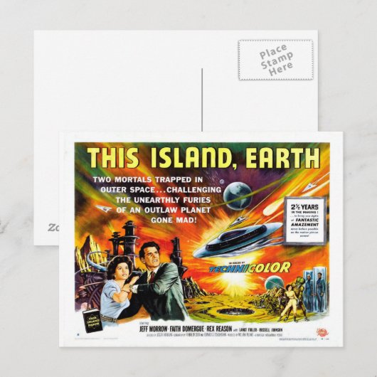 DIT EILAND, HET AARDE BRIEFKAART (Voorkant / Achterkant)