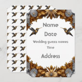 Dit elegante ontwerp kaart (Voorkant / Achterkant)