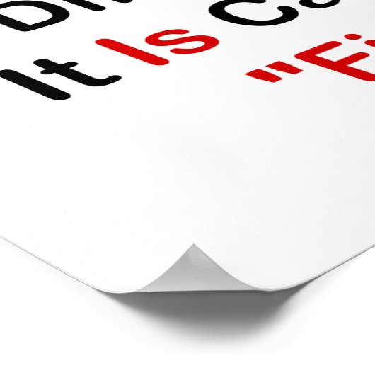 Dit examen is "definitief" poster (Hoek)