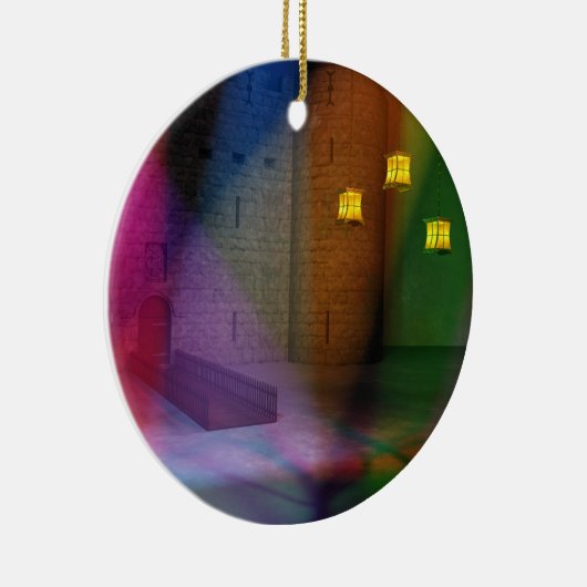 Dit fantastische podium van het Ornament van de Ko (Rechts)