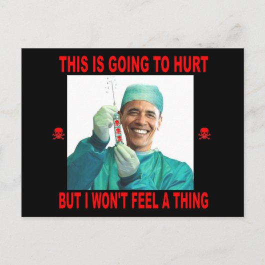 DIT GAAT PIJN DOEN, JIJ NIET MIJ. BRIEFKAART (Voorkant)