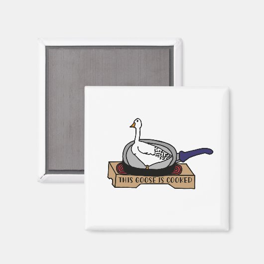 Dit gans is gekookte zwoegster magneet (Voorkant / Achterkant)