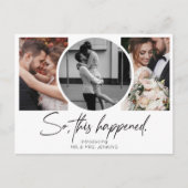 Dit gebeurde dus in galerij Multi-Photo Elopement Briefkaart (Voorkant)