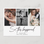 Dit gebeurde dus in galerij Multi-Photo Elopement Briefkaart (Voorkant)