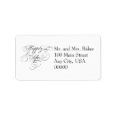 Dit gebeurt altijd na adreslabels etiket (Voorkant)