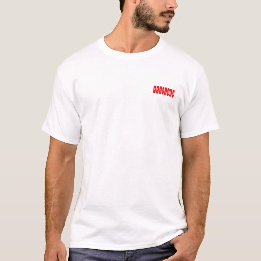 Dit gebeurt niet echt  t-shirt (Voorkant)