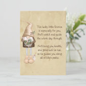 Dit gelukkige kleine Gnome Succes & Gezondheid Kaart (Staand voorkant)