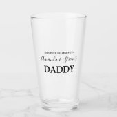 Dit gepersonaliseerde bier is van glas (Voorkant)