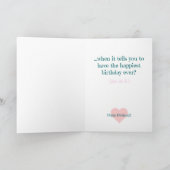 Dit gezicht - Birthday Kaart (Binnen)