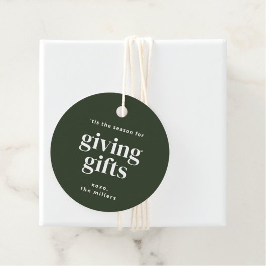 'Dit Gift Giving Season Gift Labels (In situ)