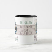 Dit glas is half vol met atmosfeer Mok (Midden)