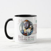 Dit glas is half vol met atmosfeer Mok (Links)