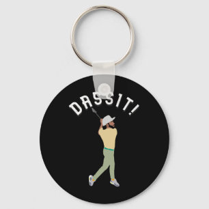 Dit! Grappige Golfer Manolo Grappig Golf Cadeau Vo Sleutelhanger