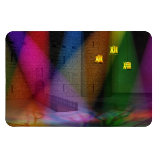 Dit grote stadium van Fools Flexibele Magneet (Horizontaal)