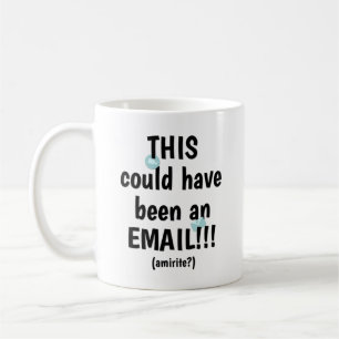 Dit had een e-mail kunnen zijn koffiemok