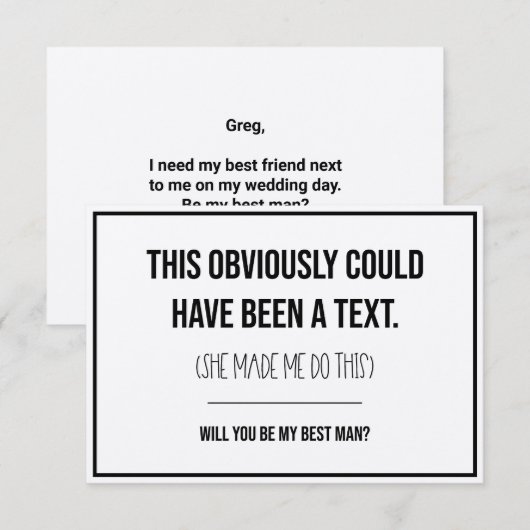 Dit had een tekst kunnen zijn om de getuige te vra notitiekaartje (Voorkant / Achterkant)