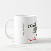 Dit heb ik gewonnen in Las Vagas. Koffiemok (Links)