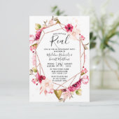 Dit heeft net echte uitnodigingen voor verlovingsf (Staand voorkant)