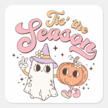 Dit het seizoen Grappige Halloween Pumpkin en Ghos