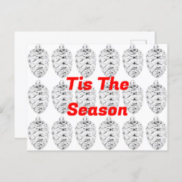 Dit Het Seizoen Kerst Briefkaart