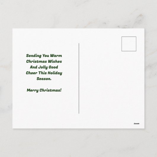 Dit Het Seizoen Kerst Briefkaart (Achterkant)